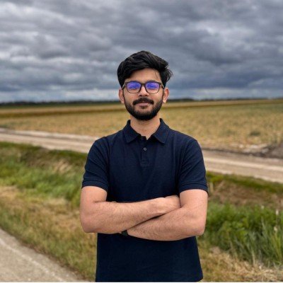 Syed Mujtaba Haider Zaidi standing outdoors